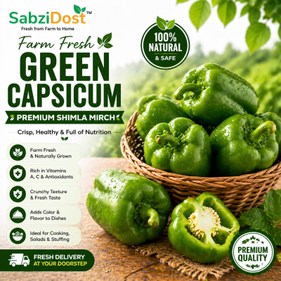 Fresh Capsicum (Premium Shimla Mirch)
